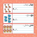 بنويس و پاک كن آموزش اعداد فارسی همراه با ماژیک و تخته پاک کن