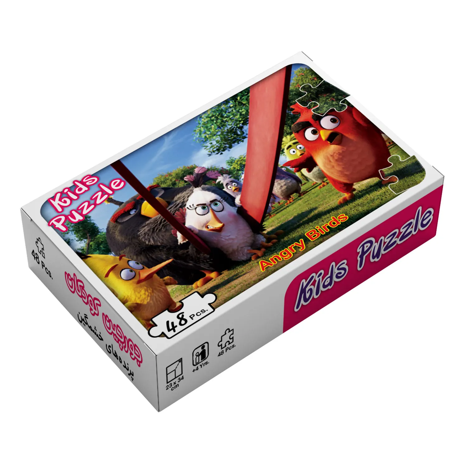 Puzzle Box 48-5 جورچین 48 قطعه - پرنده های خشمگین
